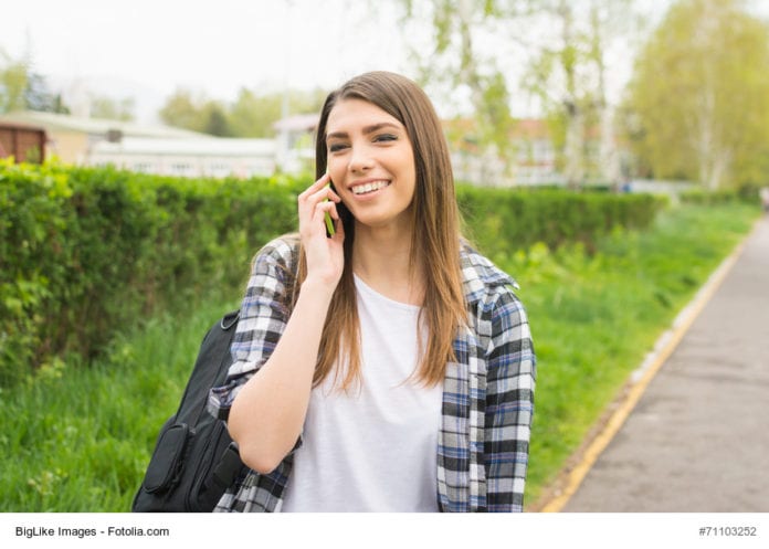 Millennial On The Phone Image