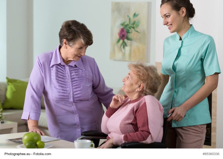 Three Women Meeting Image