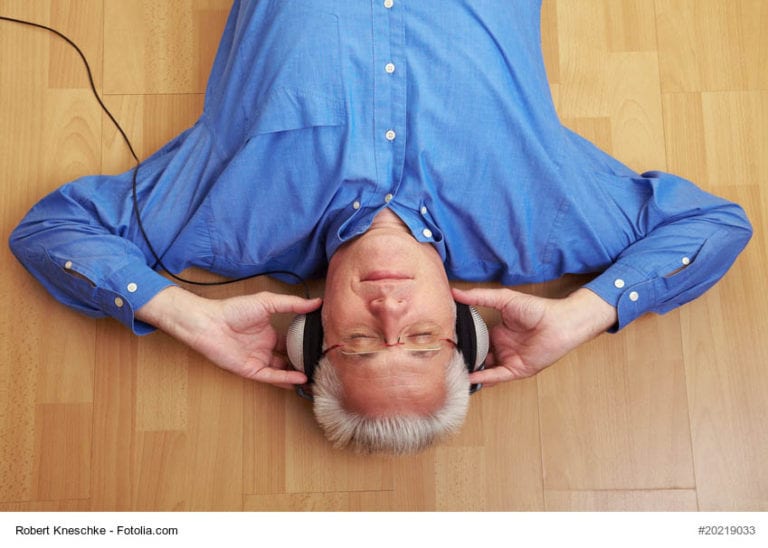 Man Listening To Music Image