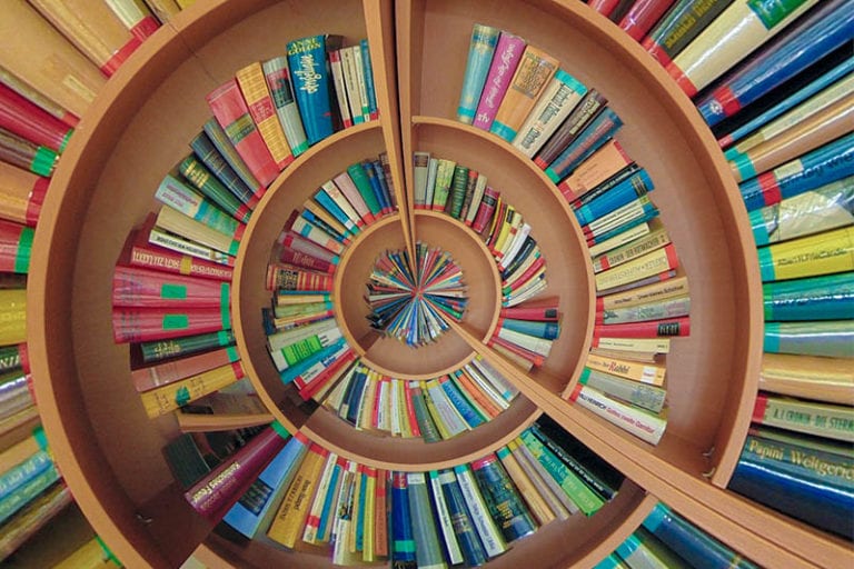 Spiral of Books Image