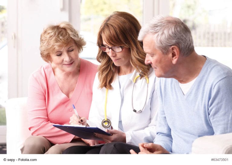 Nurse Talking To Patients