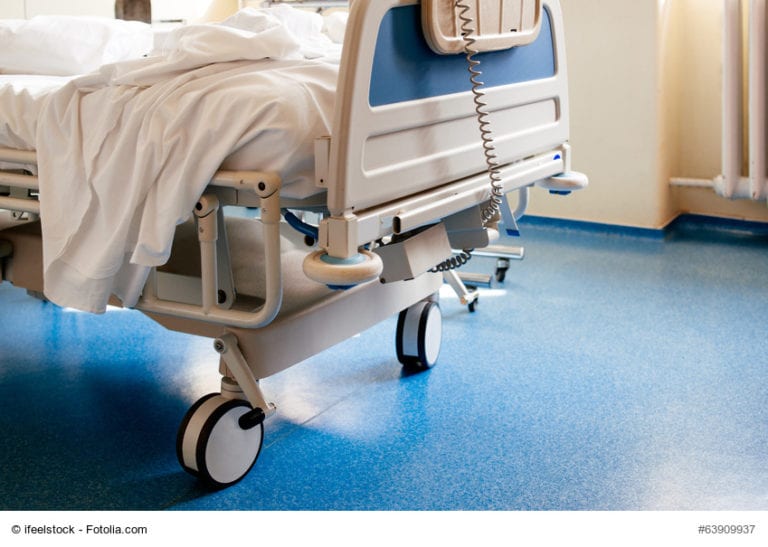 Empty Hospital Bed Image